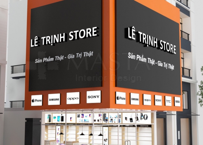 THIẾT KẾ CỬA HÀNG ĐIỆN THOẠI - ANH HẢI